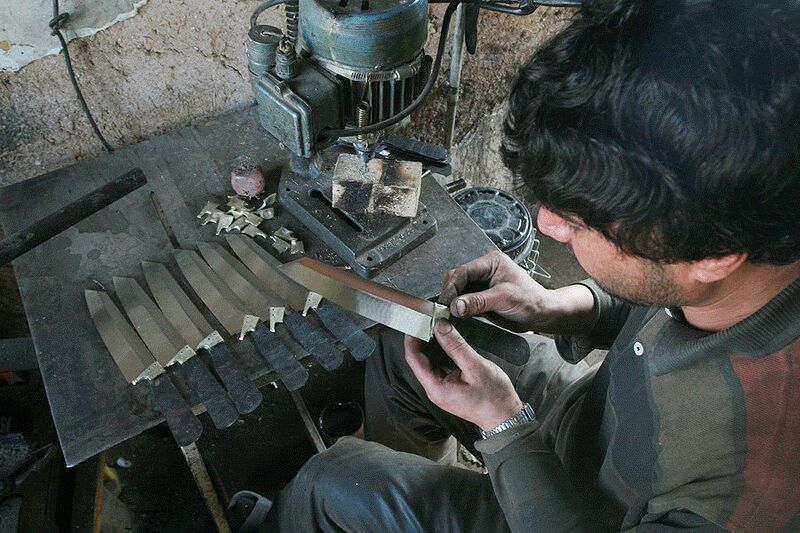 صنعت چاقوسازی زنجان در معرض رکود و فراموشی